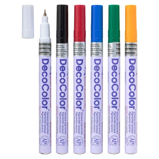 DecoColor&#x2122; Glossy Oil Base Paint Marker, Extra Fine